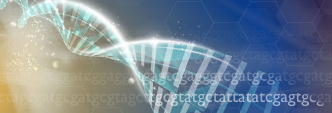 Illustration av DNA-spiralen
