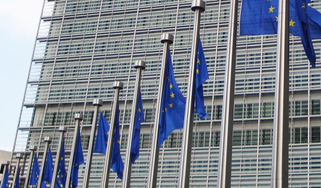 Bild på EU-kommissionens byggnad i Bryssel